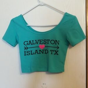 Galveston crop top